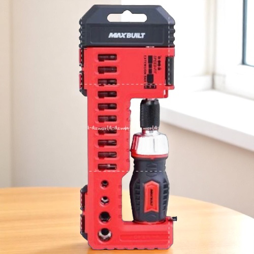 Jual Maxbuilt 25pcs Set Screwdriver 25 pcs Obeng Ratchet Extention Mata ...
