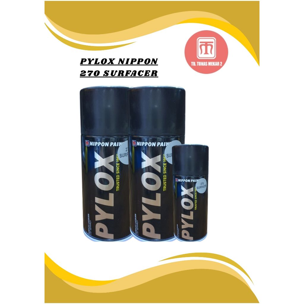 Jual PYLOX NIPPON PAINT SURFACER 270 CAT DASAR EPOXY CAT SEMPROT 300cc ...