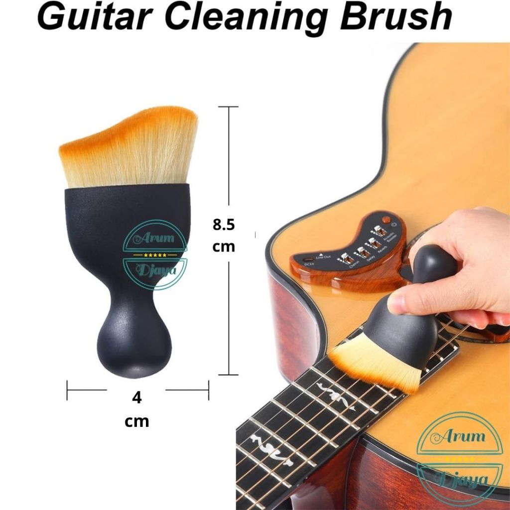 Jual Guitar String Brush Premium Instrument Care Cleaning Guitar Brush ...