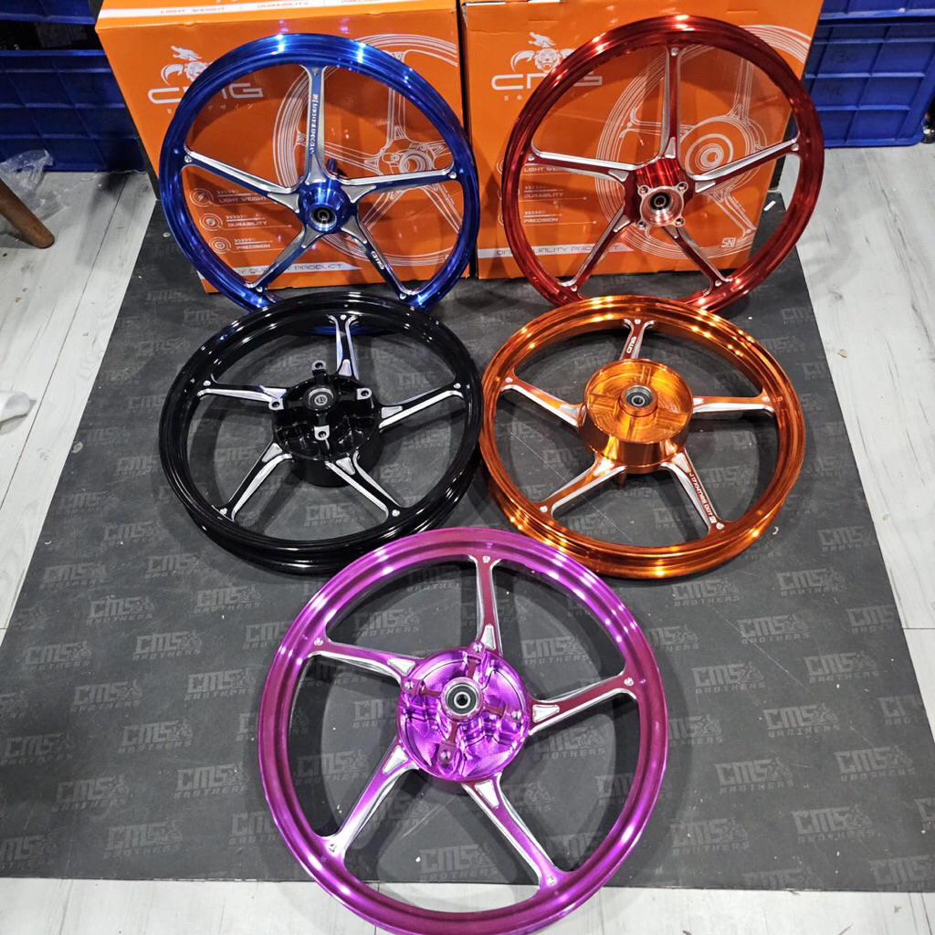 Jual Velg Velek Racing CNC 511 P5 R17 Honda Supra Sonic GTR 150 ...