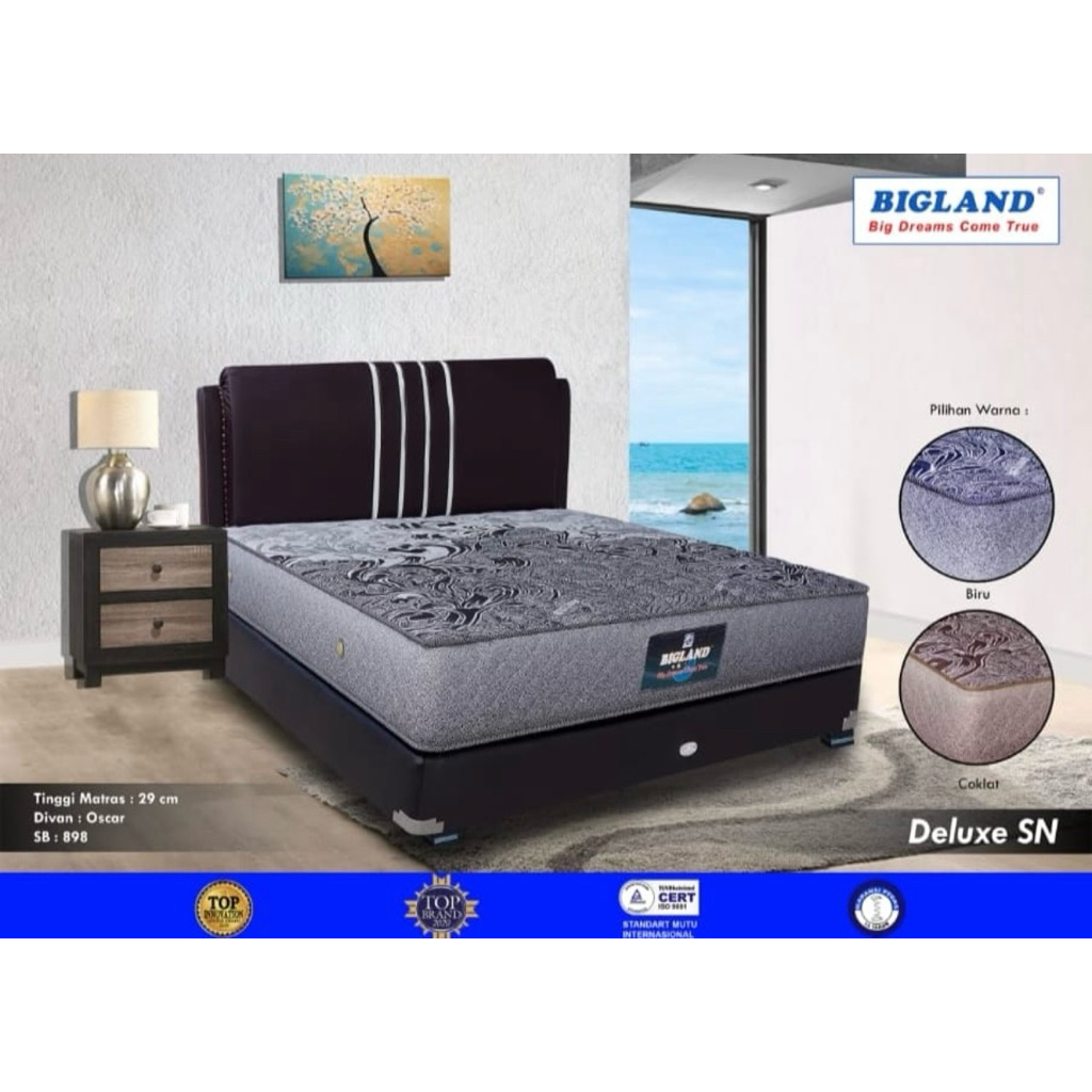 Jual springbed bigland deluxe SN | Shopee Indonesia