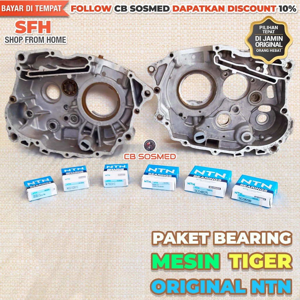 Jual Paket Bearing Mesin Tiger Revo Full Set Laher Rasio Tiger ...