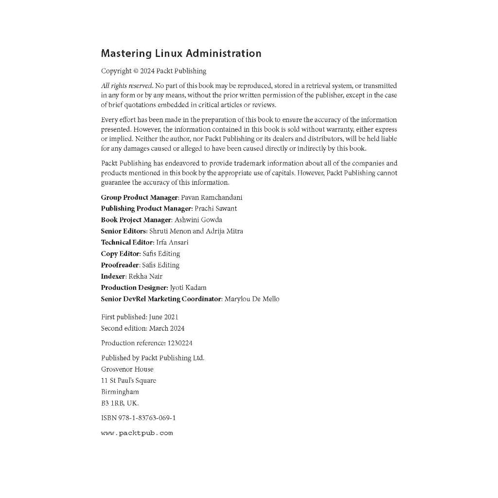 Jual MASTERING LINUX ADMINISTRATION SECOND EDITION ALEXANDRU CALCATINGE ...