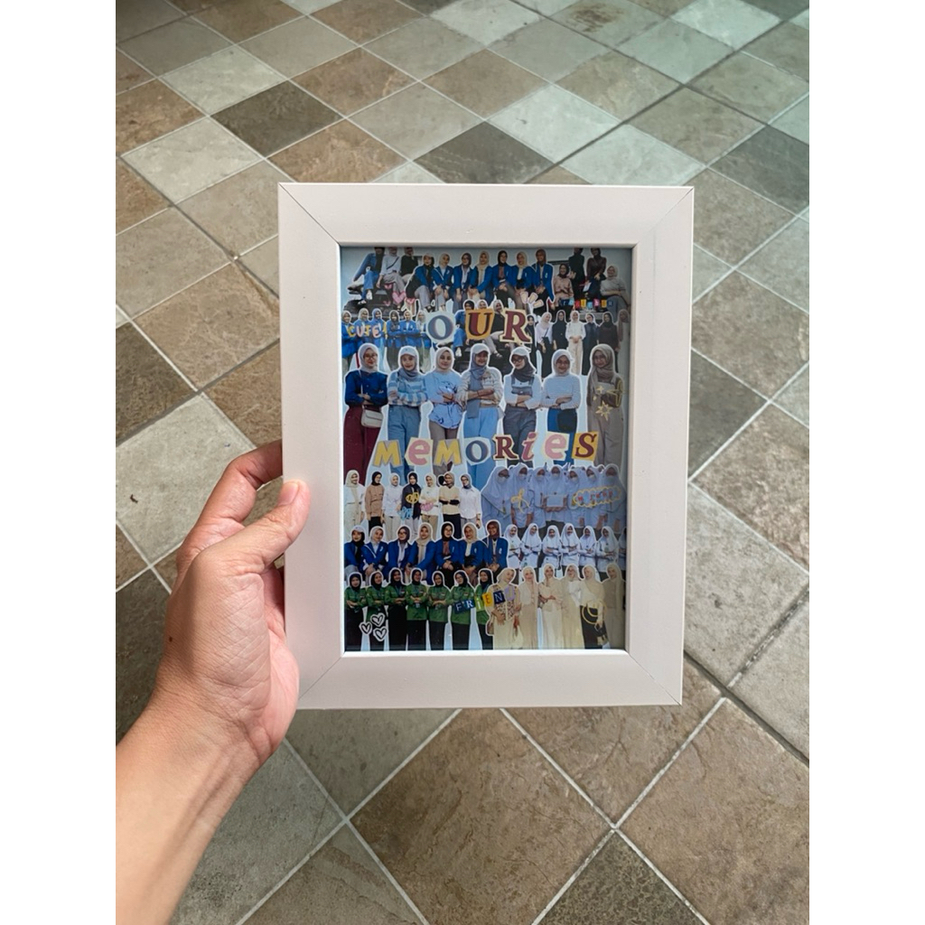 Jual Frame 5R Scrapbook 2D Kado Bestie Kado Kelas Foto Kelas Hadiah ...