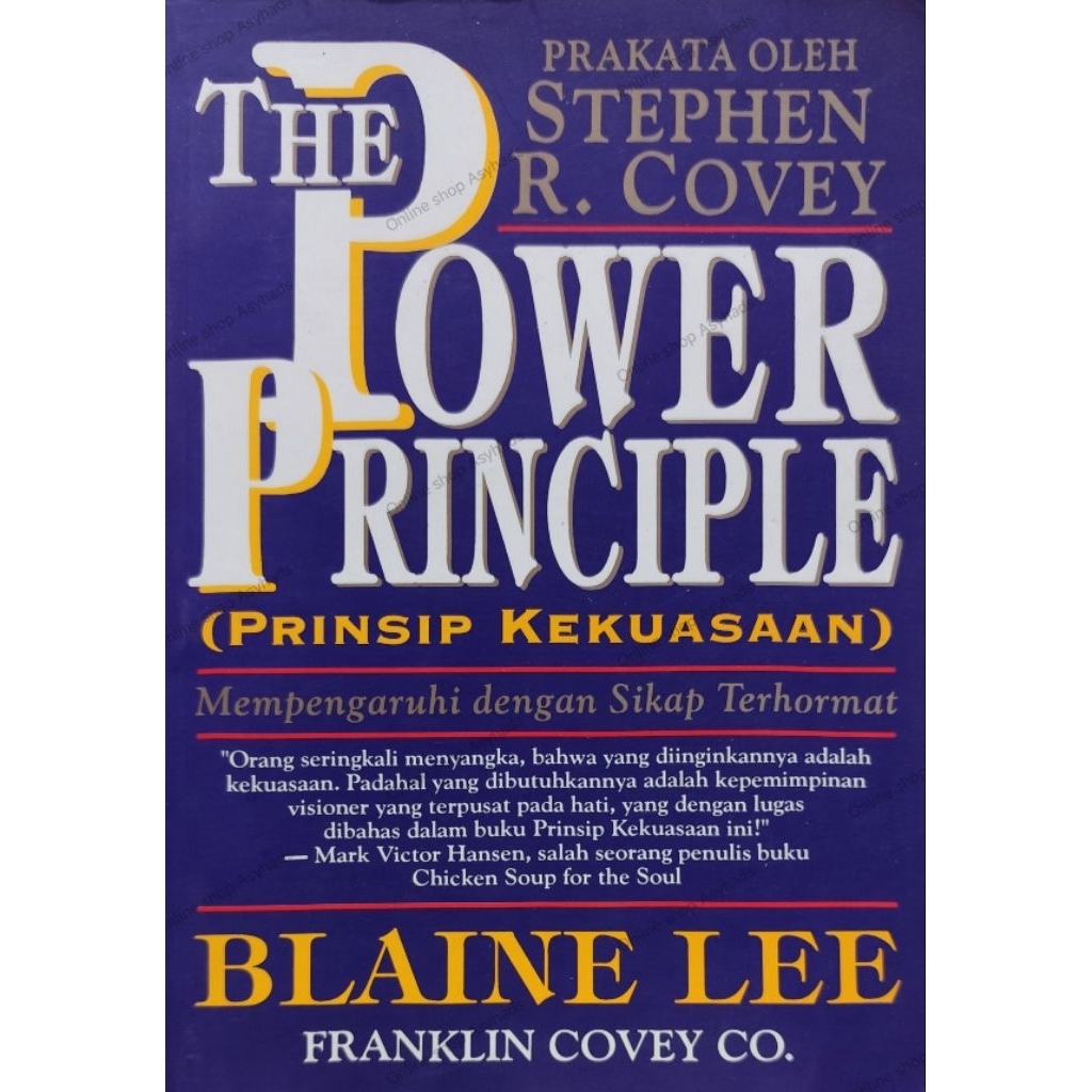 Jual Buku The power principle (prinsip kekuasaan) | Shopee Indonesia