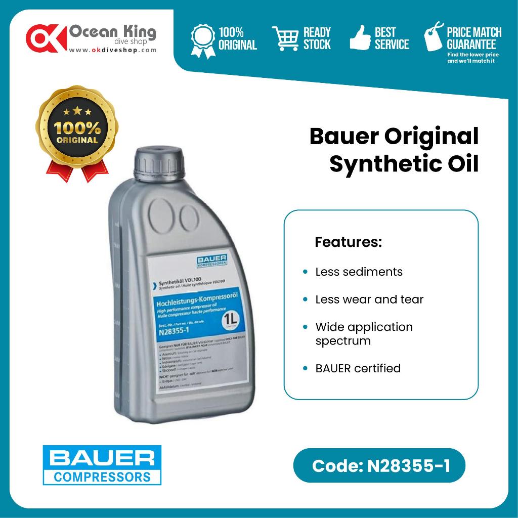 Jual OLI SYNTHETIC BAUER 1 LITER N28355 - COMPRESSOR OIL BAUER | Shopee ...