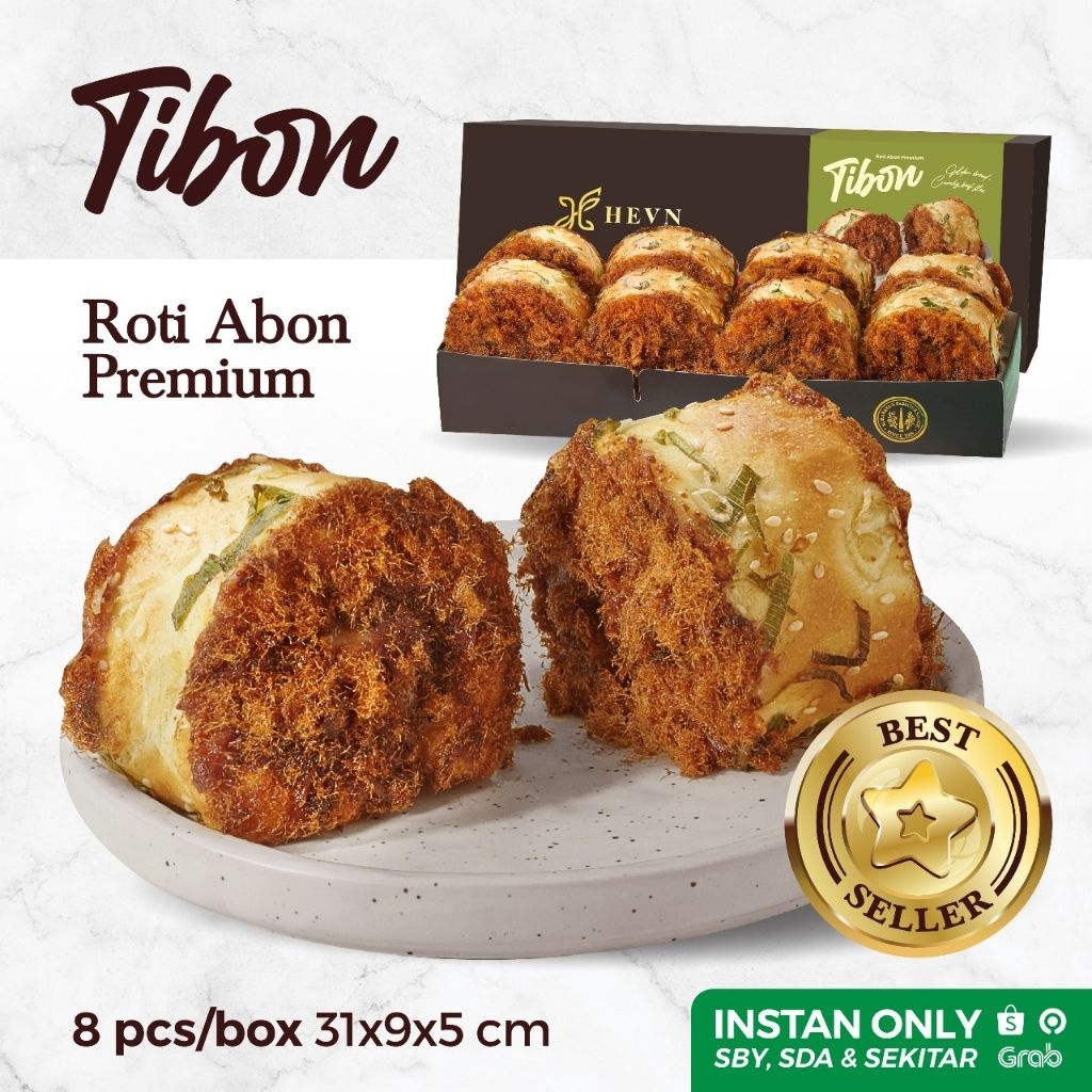 Jual HEVN TIBON (ROTI ABON) Premium Beef Floss | Shopee Indonesia