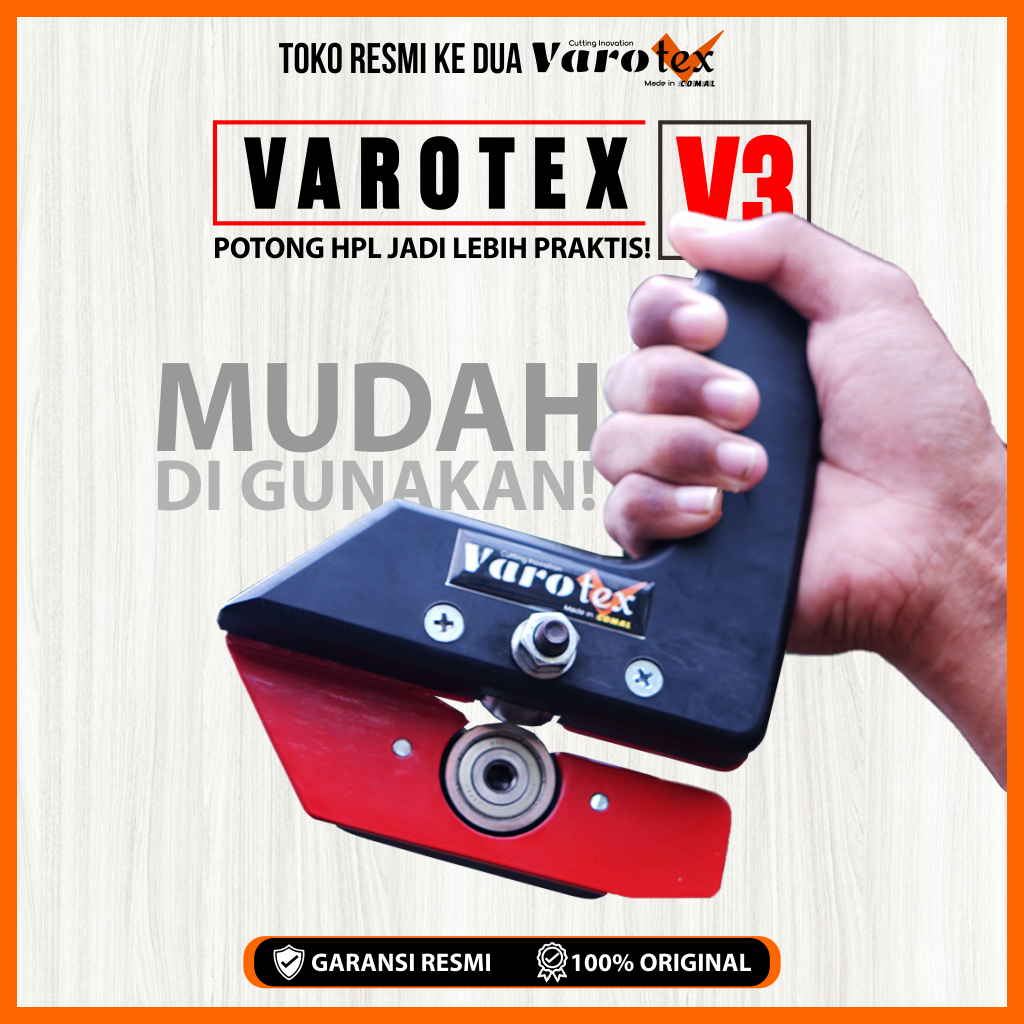 Jual Varotex V3 100% ORIGINAL Alat Potong HPL, HPL Cutter, Trimmer HPL ...