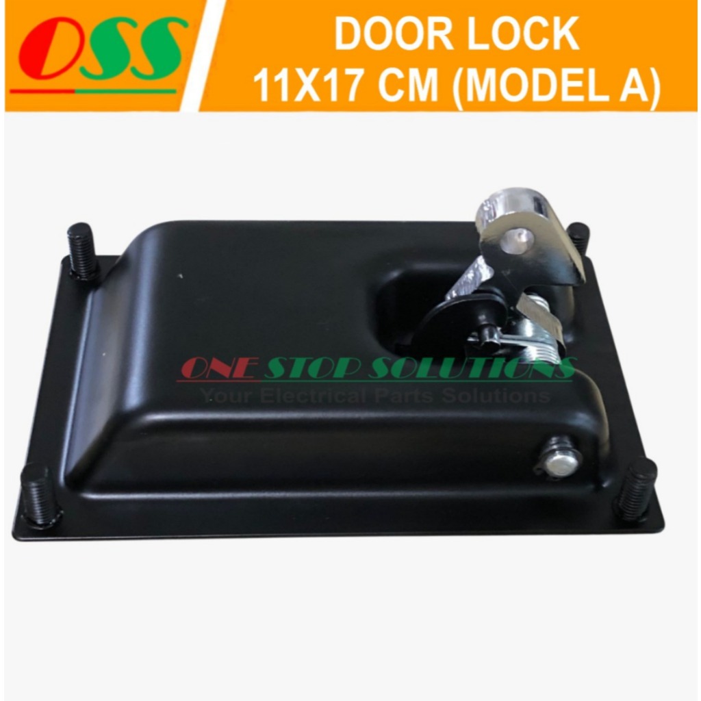 Jual DOOR LOCK / DOORLOCK HITAM BESI BESAR GENSET PANEL 11x17 CM ...