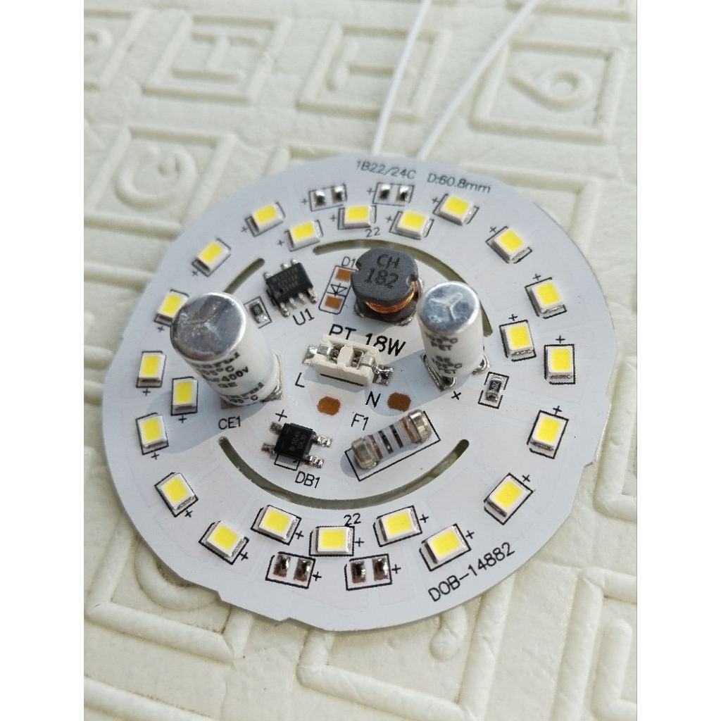 Jual pcb led PT 18w putih terang D.60mm | Shopee Indonesia