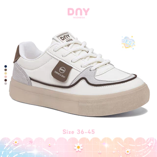 Sepatu DNY Sneakers Cewek Terbaru Sepatu Import Perempuan Sepatu Casual Wanita Trendy Kekinian 0444