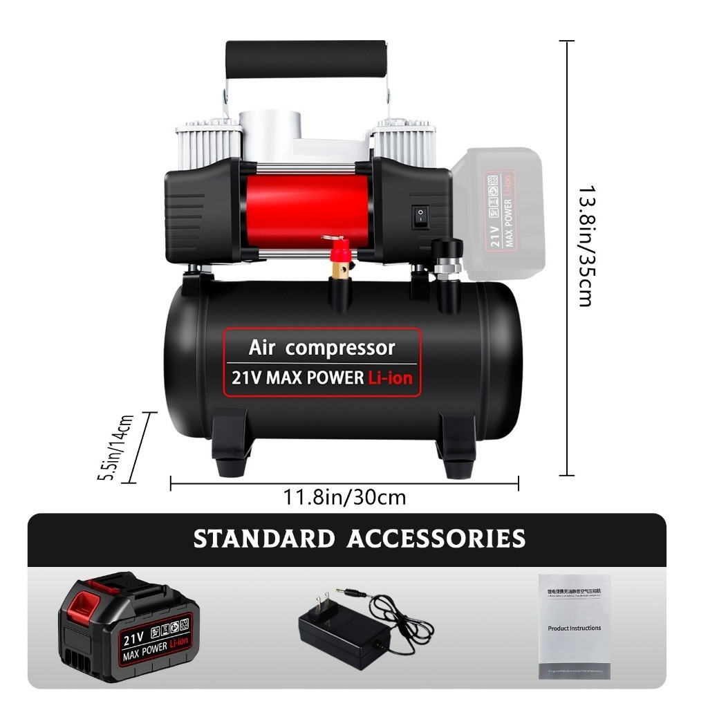 Jual WARMEE Mesin Kompresor Angin Listrik Alat Tekanan Udara 220V Mesin ...