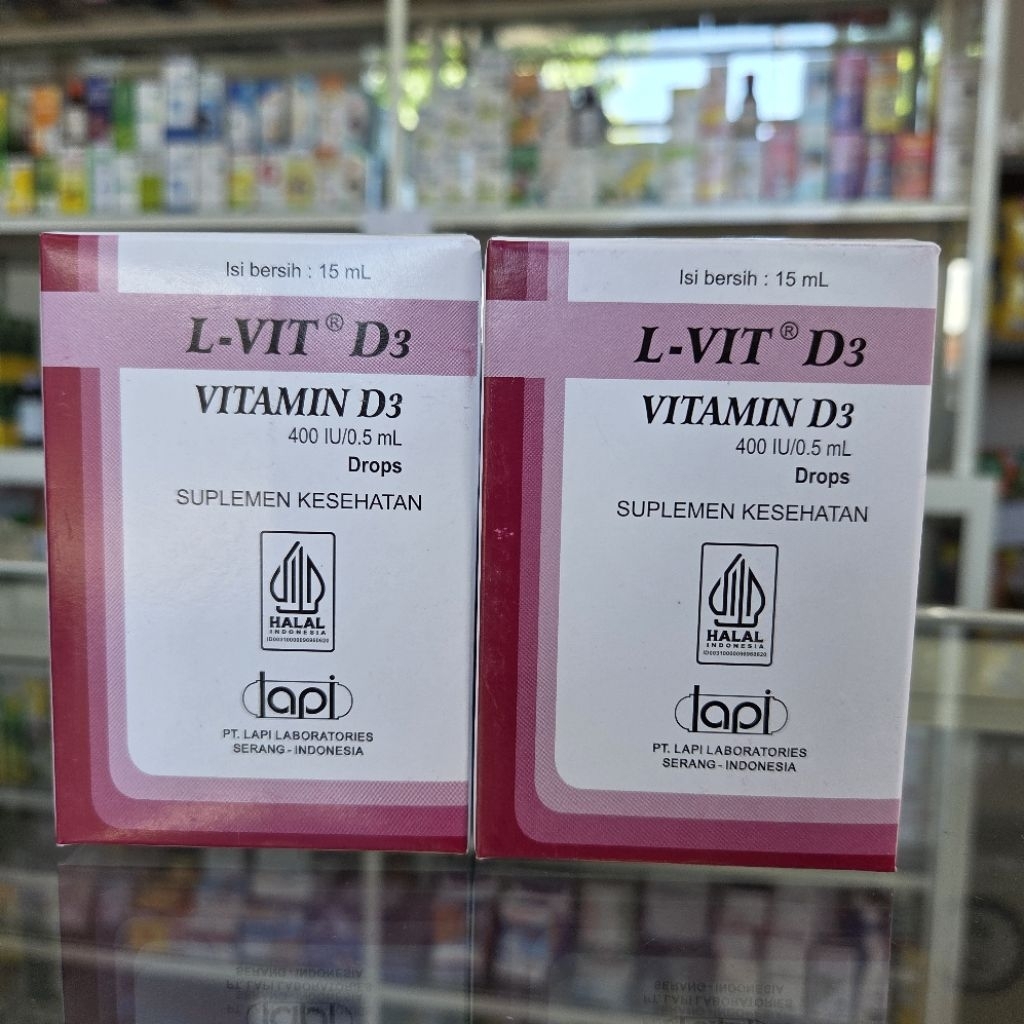 Jual L-Vit D3 Drop vitamin D3 untuk bayi dan anak | Shopee Indonesia