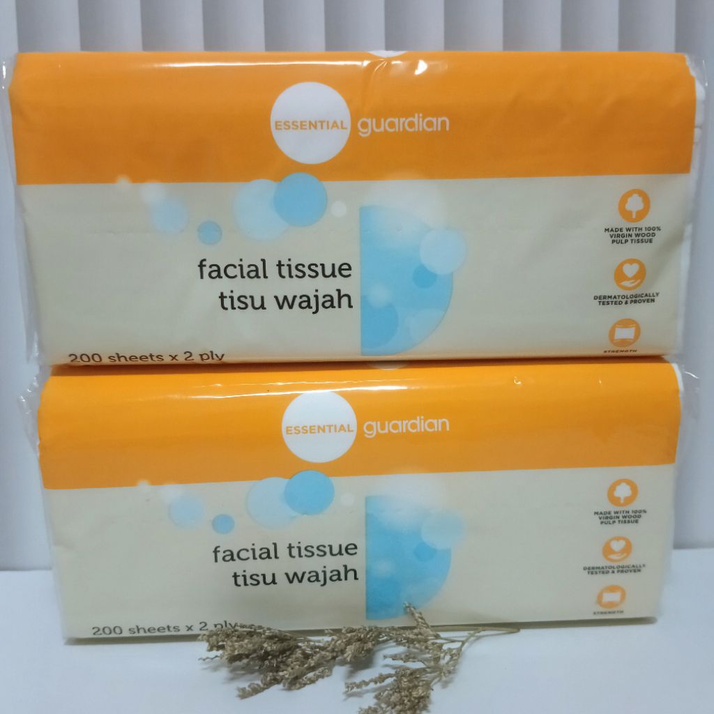 Jual Guardian Essential Facial Tissue tisu wajah 200 sheets x 2 ply ...