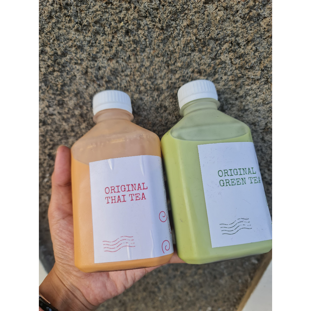 Jual Minuman thai tea original dan green tea original 250ml | Shopee ...