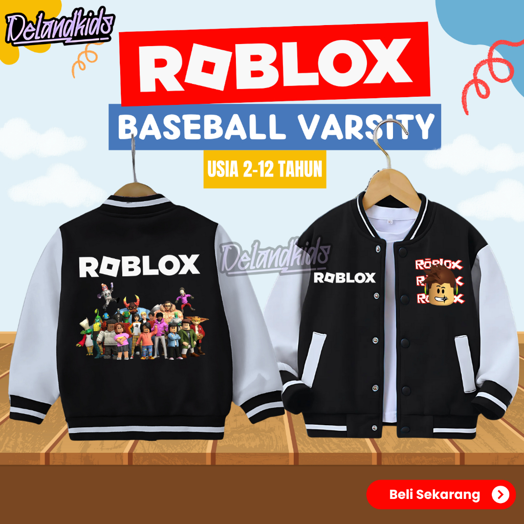 Jual Jaket Anak Roblox Laki-Laki/Perempuan Usia 2-12 tahun Bahan ...