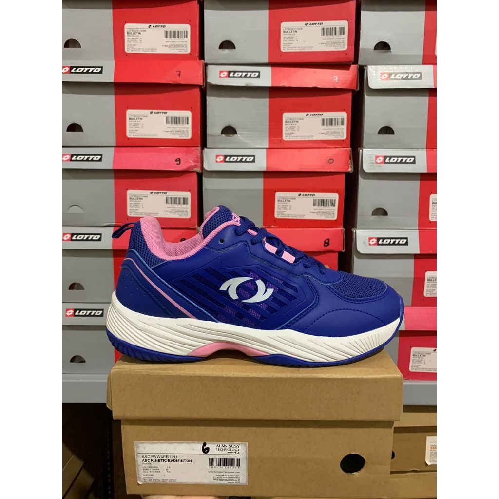 Jual Astec Kinetic Badminton Purple Women Shoes Original | Shopee Indonesia