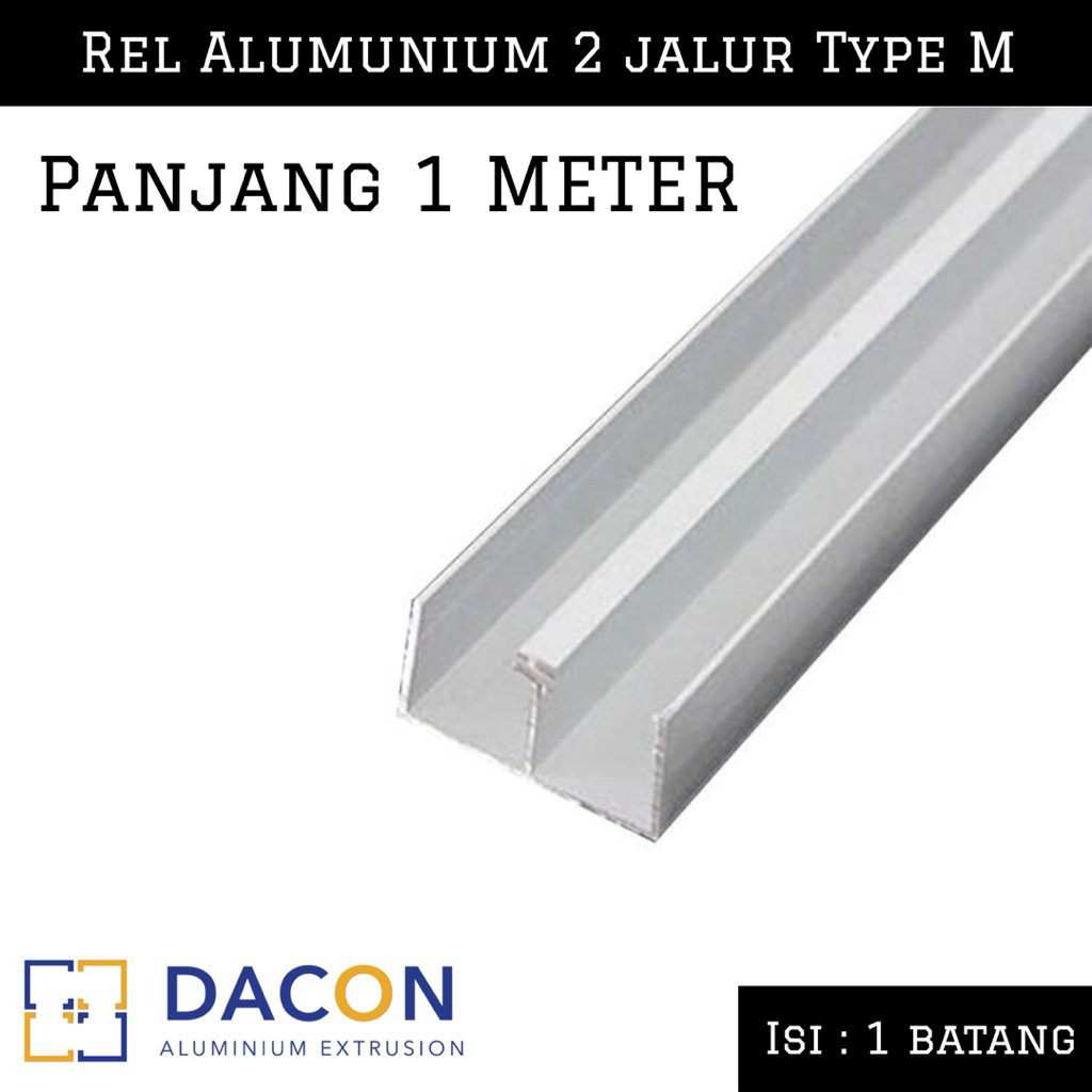 Jual Rell Alumunium Kolong Dapur M Panjang 1 Meter Warna Silver, Rel ...