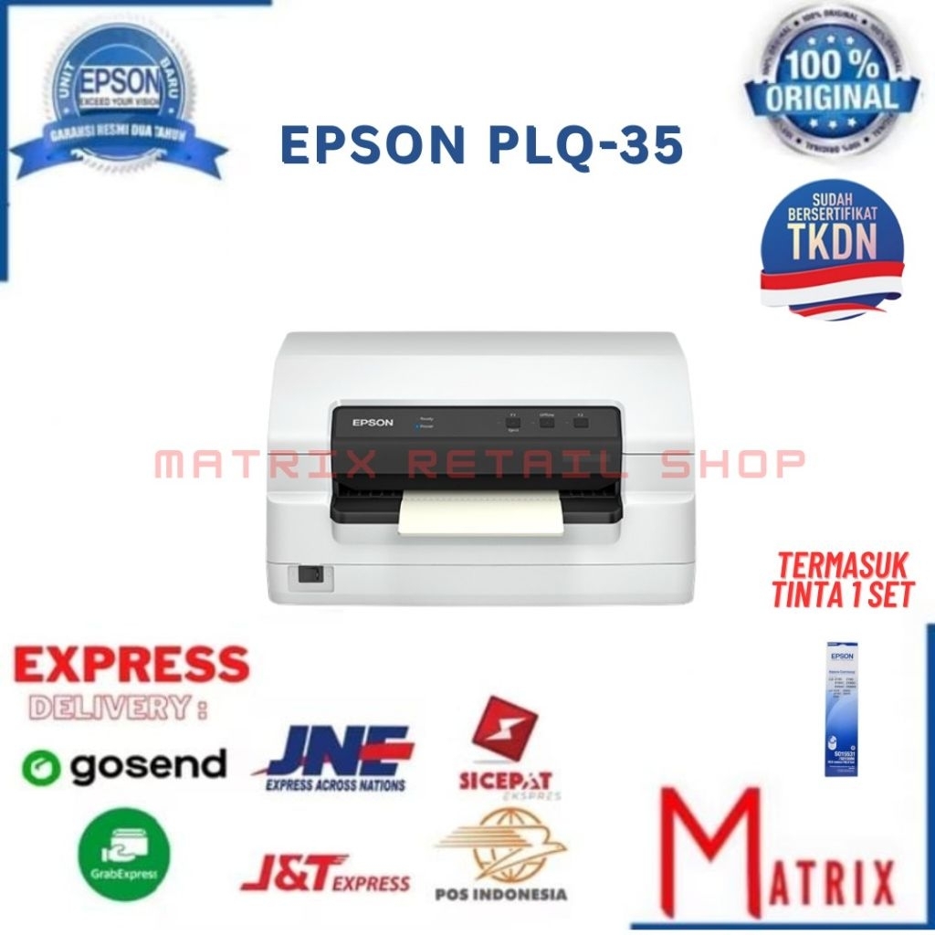 Jual Printer Epson PLQ-35 Passbook Dot MatrixPrinter Epson PLQ-35 ...