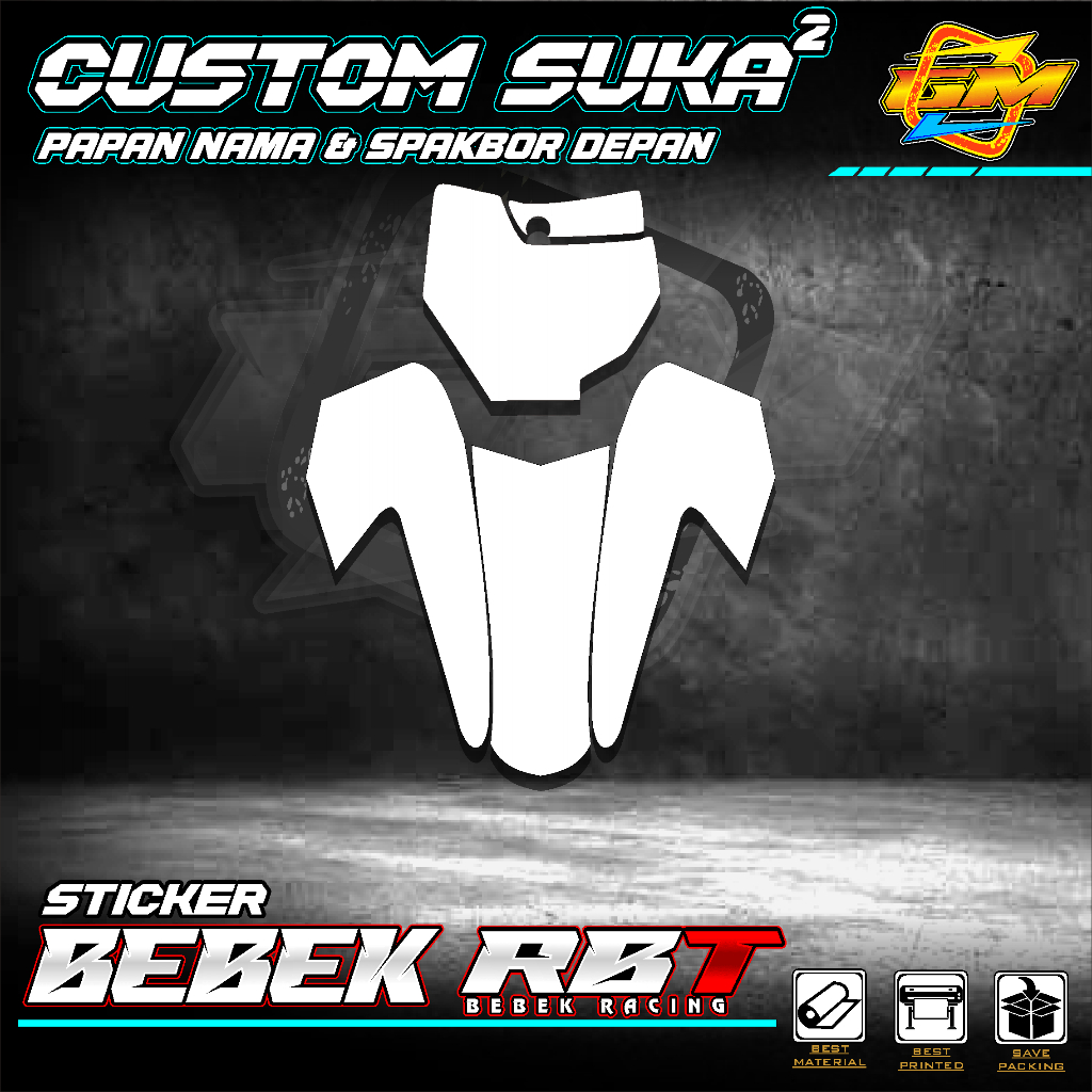 Jual Decal Stiker Papan Dan Spakbor custom suka-suka GM sticker ...