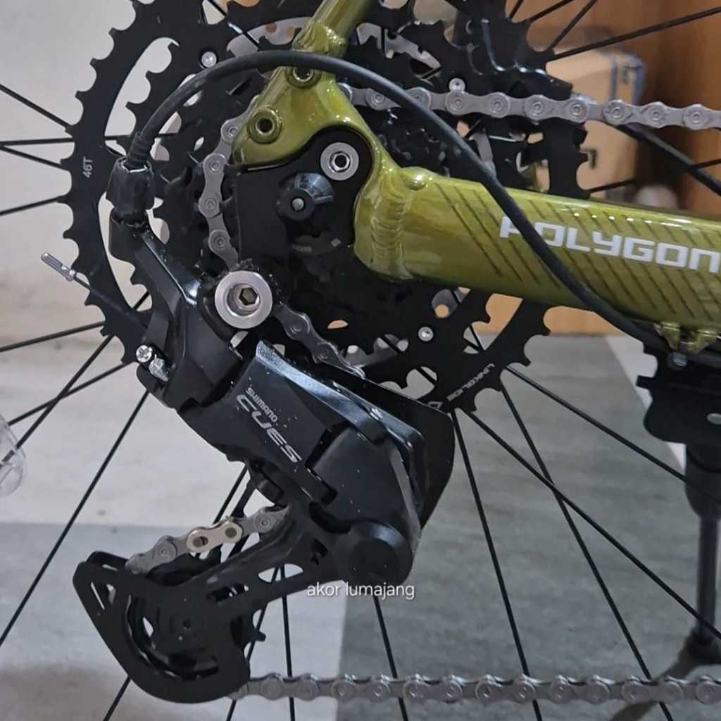 Jual polygon path 3 2025 green shimano cues 9 speed sepeda kota ctb ...
