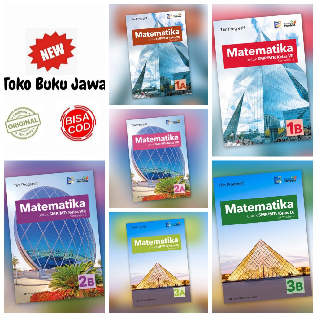 Jual Buku SMP Matematika 1A 1B 2A 2B 3A 3B SMP Kelas 7 8 9 Kurikulum ...
