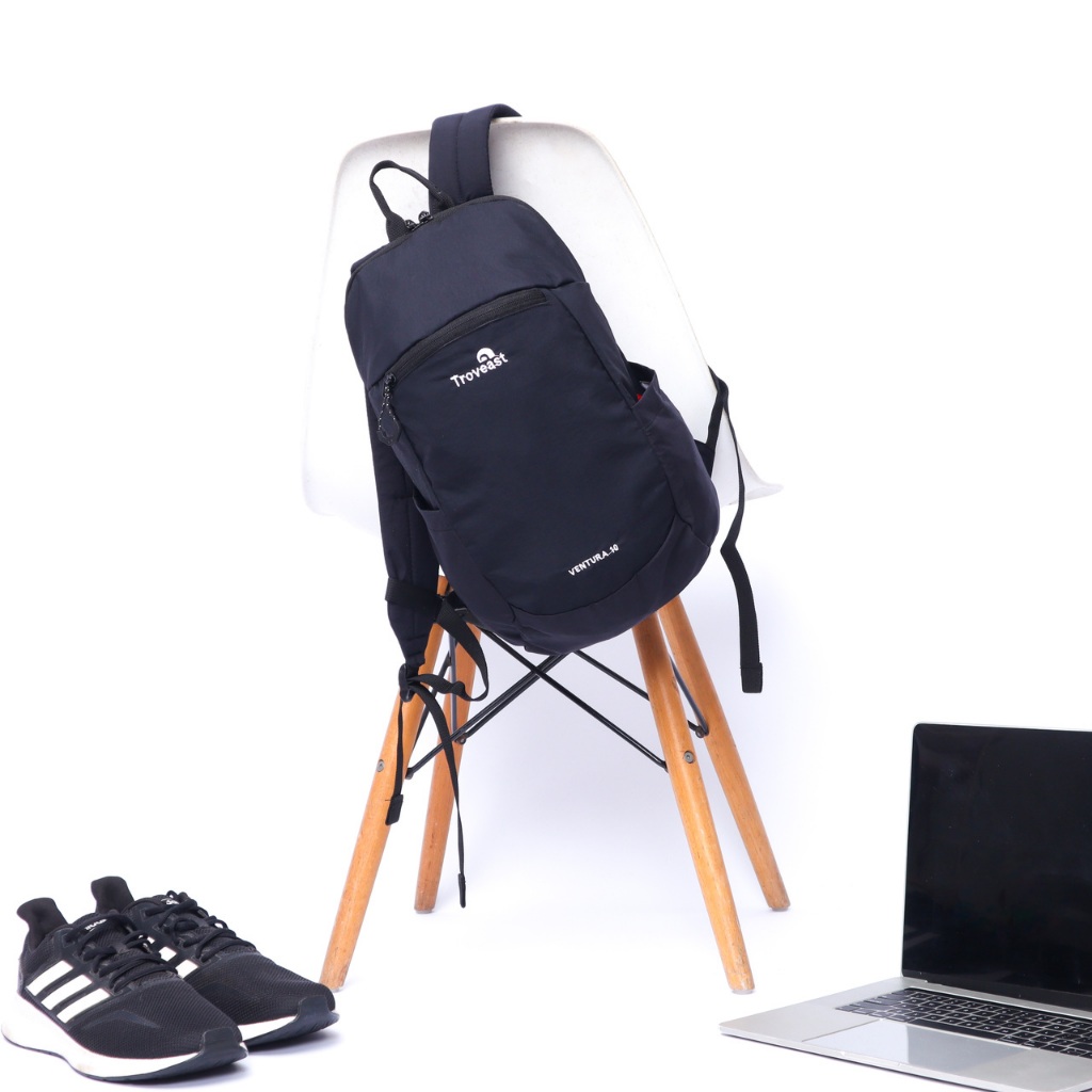 Jual Troveast Tas Ransel Daypack Ventura Series 10L Full Black | Shopee ...