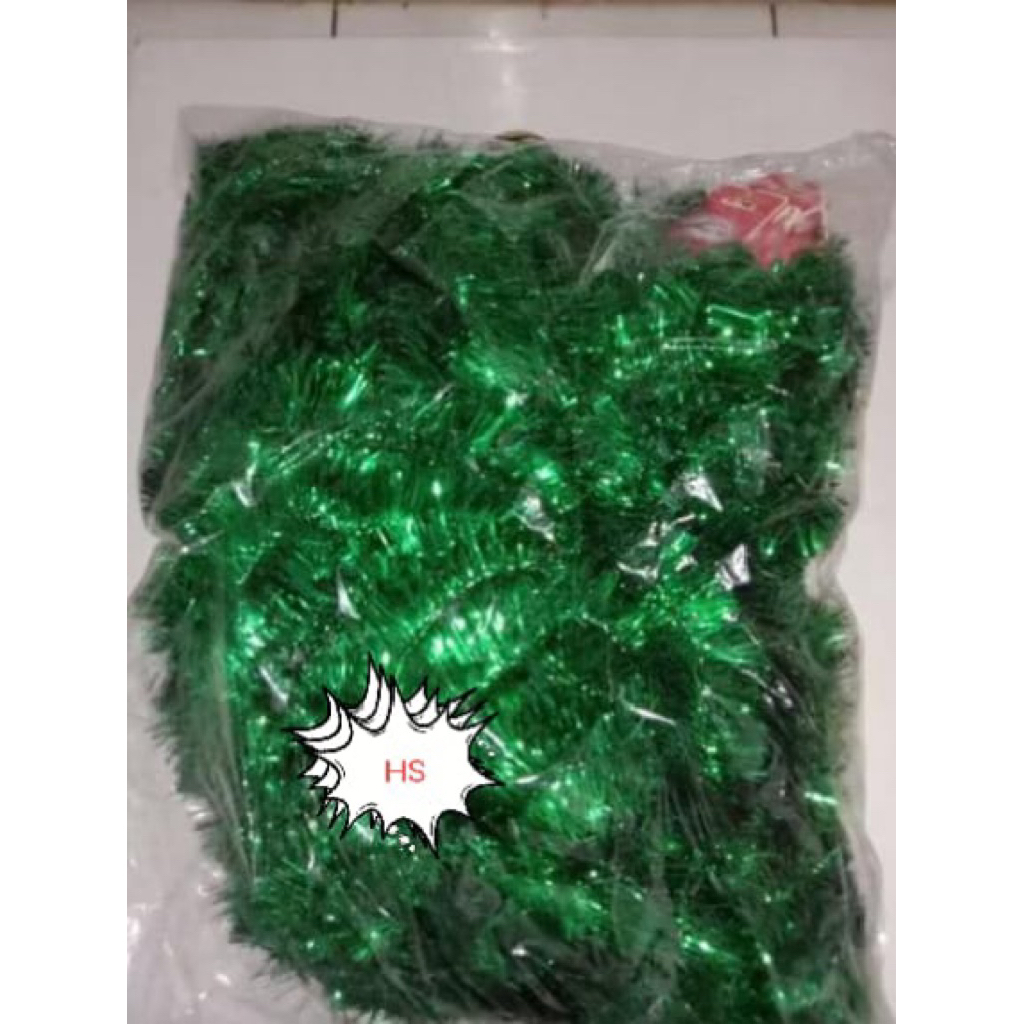 Jual Slinger Rumbai warna warni 2 Meter / Hiasan Natal | Shopee Indonesia