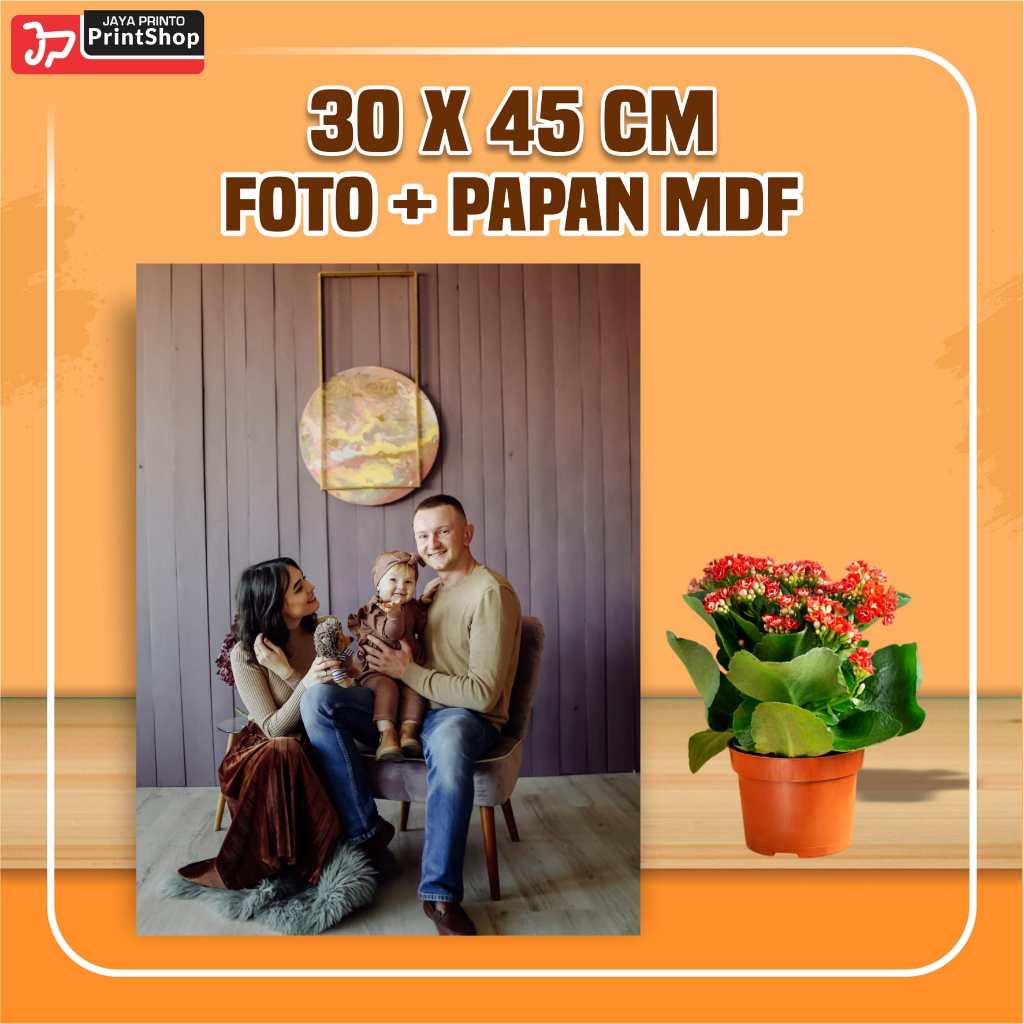 Jual Cetak Foto + Bingkai MDF 30x45cm (12R) – Foto Jumbo, Wall Decor ...