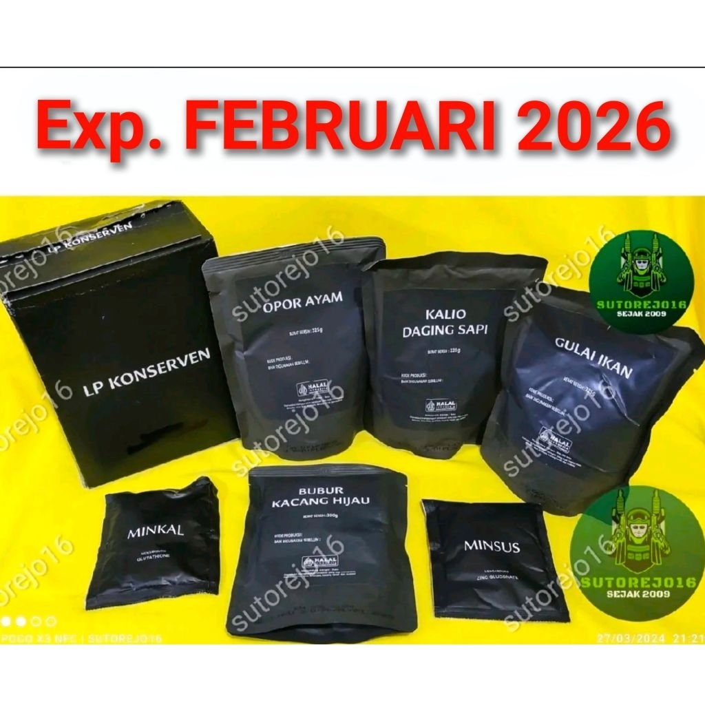 Jual RANSUM TNI lauk pauk konserven | Shopee Indonesia