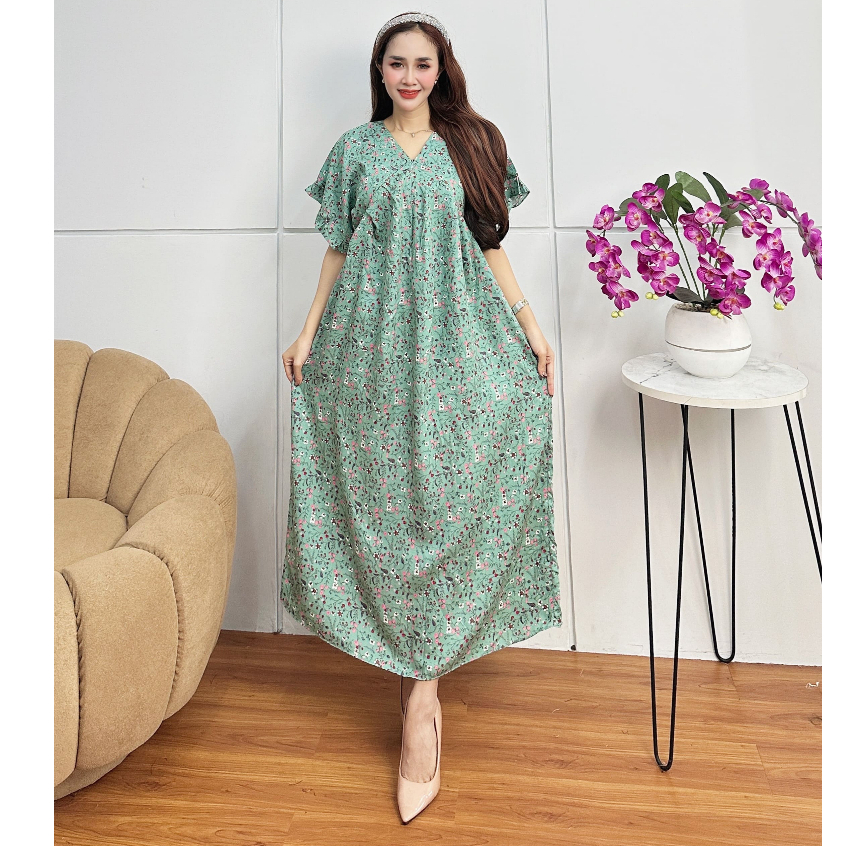 Jual Daster Wanita Rayon Premium – Motif Bunga Kekinian, Nyaman Adem