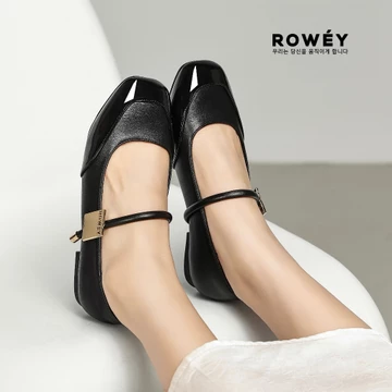Rowey Sepatu Flat Shoes Wanita Korea Azuki