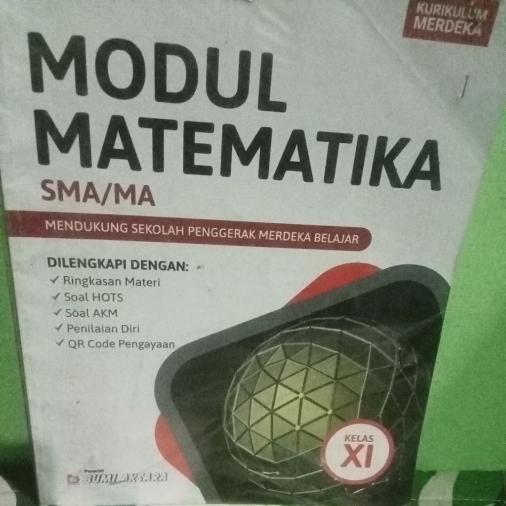 Jual Original Modul Matematika Kelas Xi Sma Kurikulum Merdeka Shopee