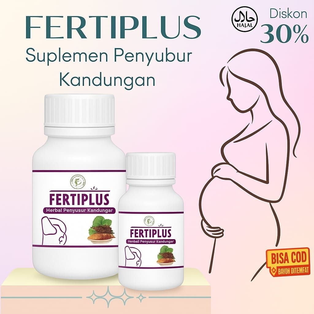 Jual Fertiplus Suplemen Herbal Penunjang Kesuburan Pria & Wanita ...