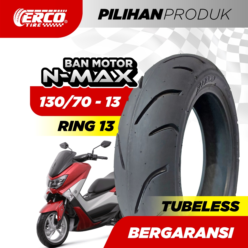 Jual Ban Motor Matic/ Nmax 130/70 - 13 Tubeless (Standart ban belakang ...
