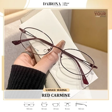 Dairona Eyewar Kacamata Frame Photocromic Minus Anti Blueray Radiasi Wanita Bluecromic Fashion