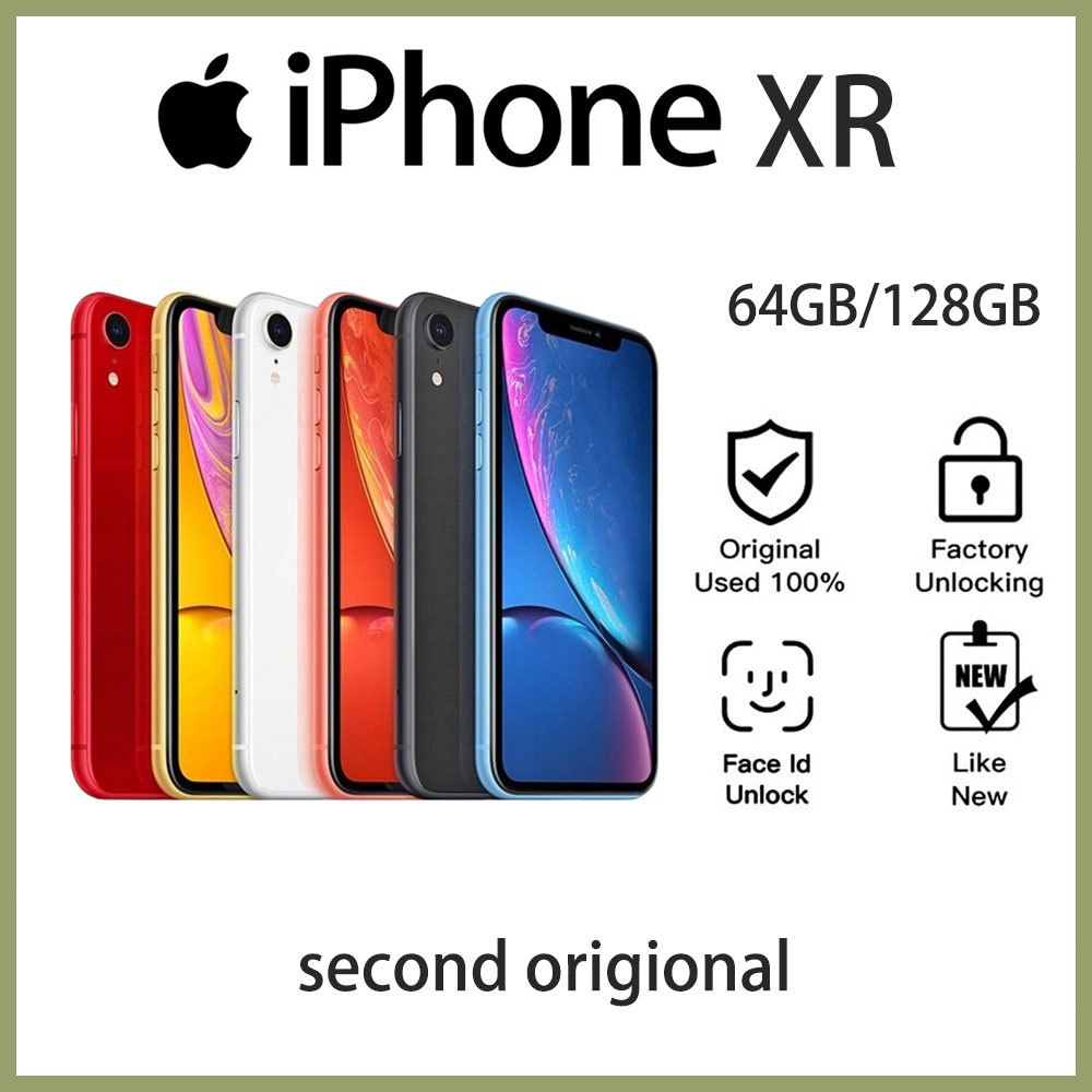 Jual APPLE iPhone XR 128GB | 64GB IPXR Original Mulus Second inter Good ...
