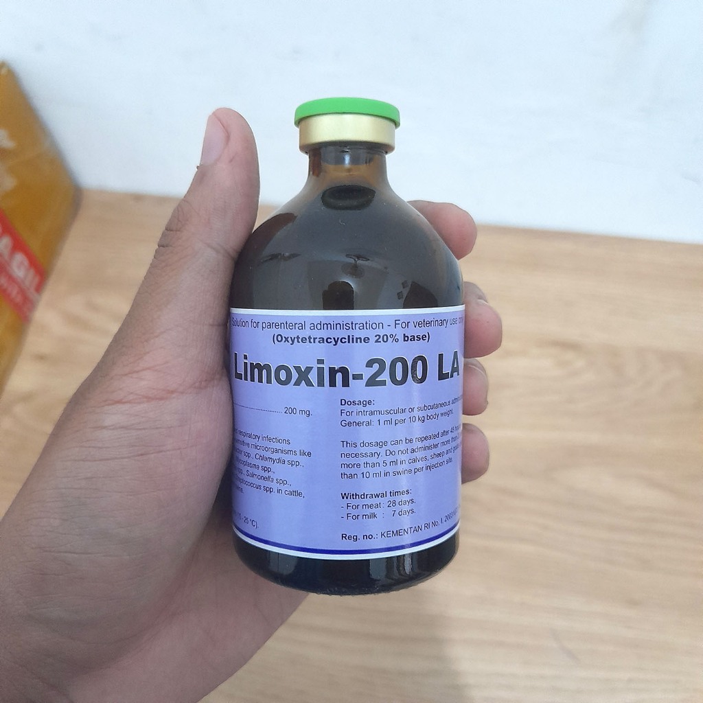 Jual LIMOXIN 200 LA 100 ML - AB Broad Spectrum Untuk Pernafasan Dan ...