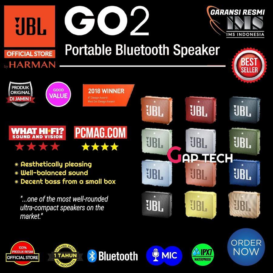 Jual JBL GO2 / GO 2 Waterproof Portable Bluetooth Speakers Original ...