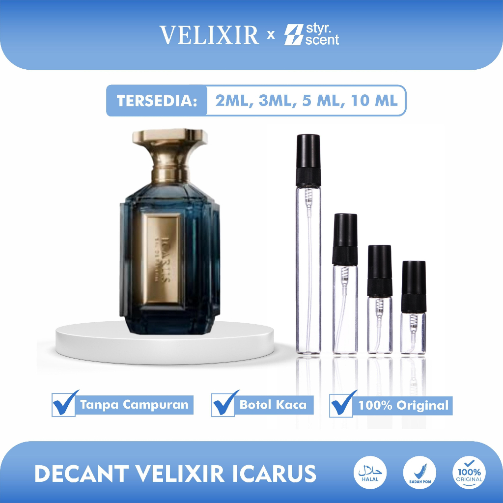 Jual [ Decant ] Decant Parfum Velixir Icarus | 100% Original | Travel ...