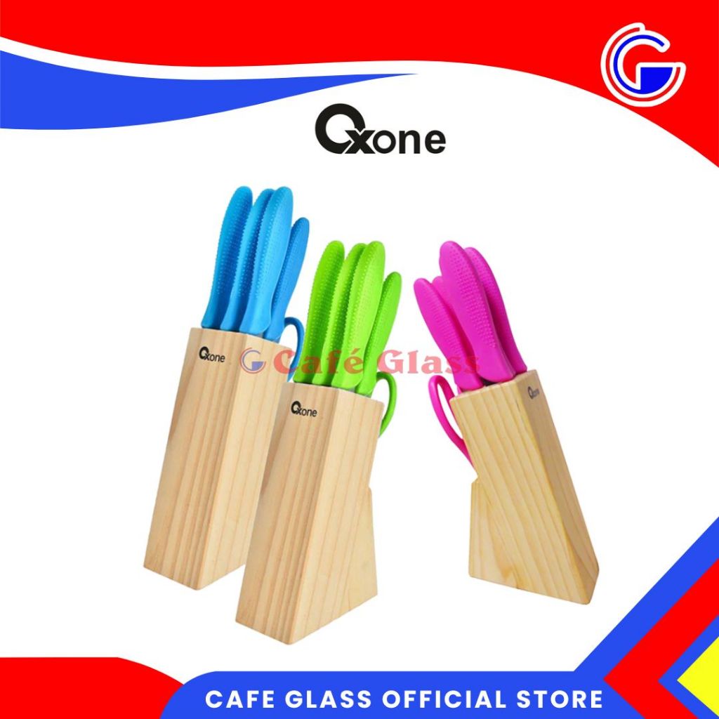 Pisau Set Oxone - Pisau Set Lengkap - Pisau Anti Karat - Ox-961