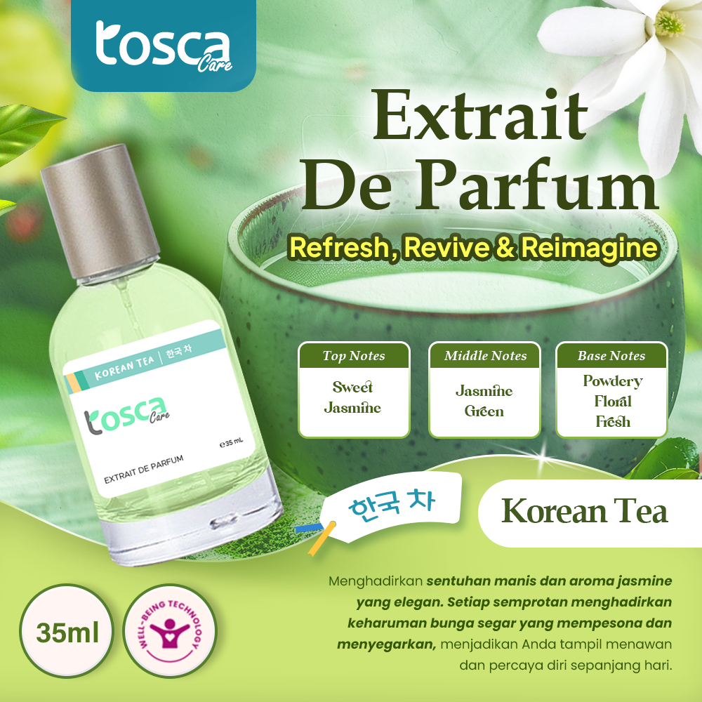 Jual TOSCA Scent Korean Tea Extrait De Parfume Menghadirkan Aroma ...
