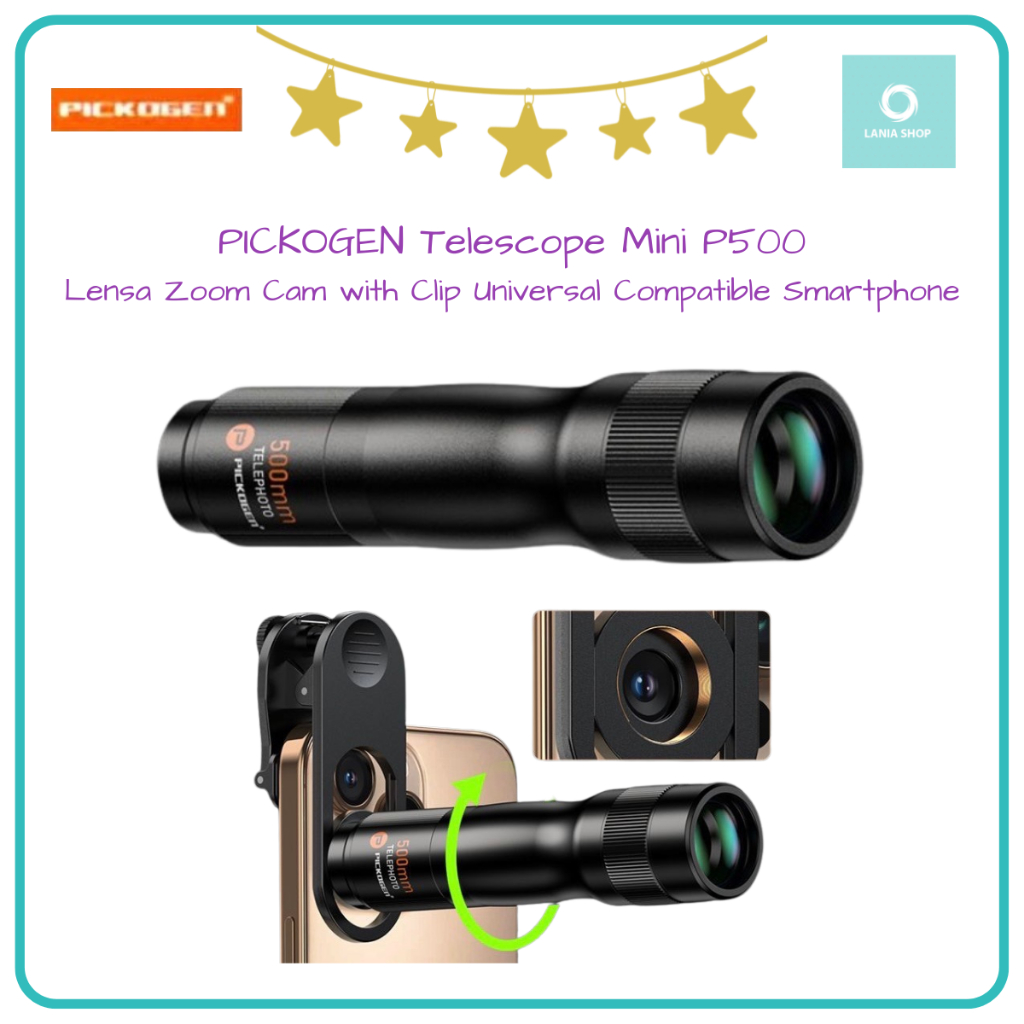 Jual PICKOGEN P500 MINI - Smartphone Telephoto Lens - Lensa Monokuler ...