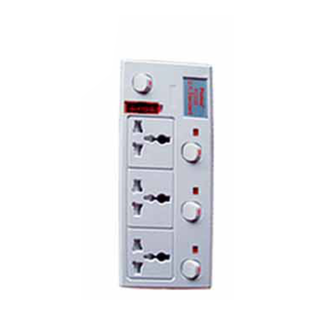 Jual EXTENSION SOCKET TANPA KABEL VISALUX 13A KAKI 3 MULTI COLOKAN ...