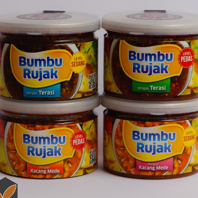 Jual Bumbu Rujak Buah Gula Merah / Sambal Rujak Buah Kemasan Cup 150 g ...