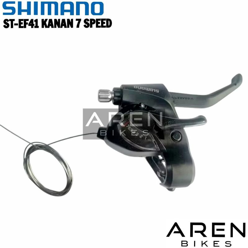 SHIFTER SHIMANO x SPEED EF41 EF51 EF 41 51 SEPEDA MTB SELI LIPAT  FEDERAL 3x7 SPEED TEMBAK PEMINDAH PINDAHAN GIGI RD FD FRONT REAR DERAILLEUR  - Main Image