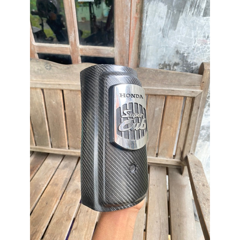 Jual Panel dada super cub jdm/presscub bahan full carbon | Shopee Indonesia