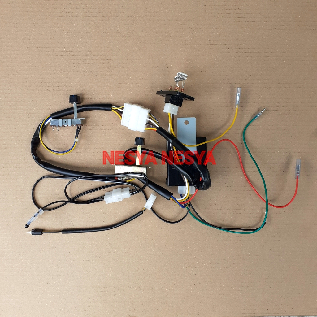 Jual Panel Switch Skakel Saklar Knop Knob Geser Lengkap Satu Set Kabel ...