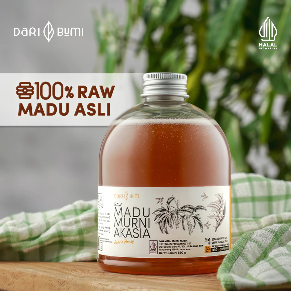 Jual [Dari Bumi][Surabaya] Madu Murni Akasia Raw Honey Asli Premium