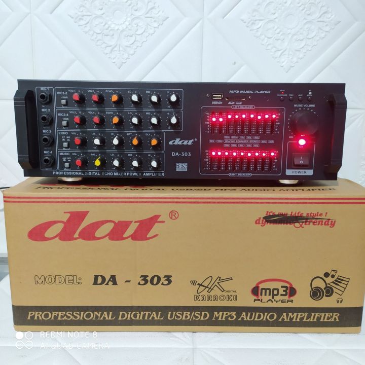Jual POWER AMPLIFIER DAT DA 303 DA303 MIXER AMPLI BLUETOOTH USB SD CARD ...